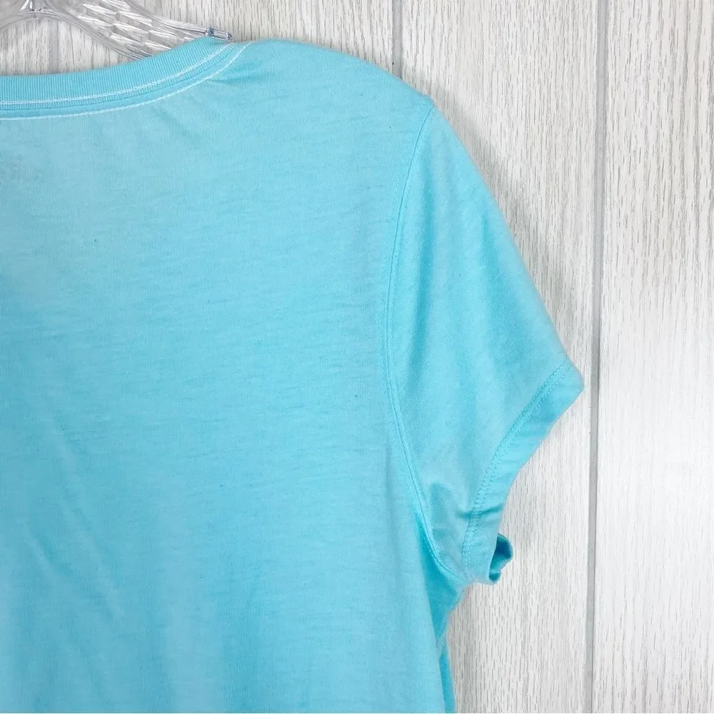 ALO Yoga | Light Blue Cool Fit Short Sleeve Tee Size XXL - Picture 6 of 8